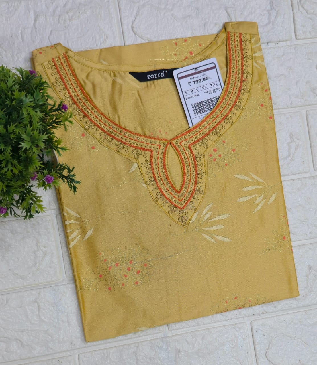 Zorra Embroidered Kurtis