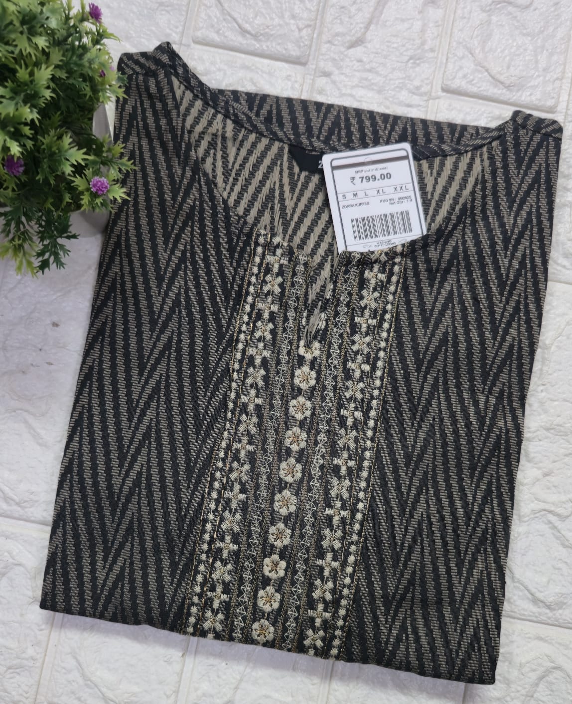Zorra Embroidered Kurtis