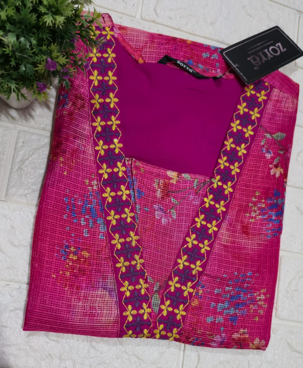Kota cotton straight cut kurti