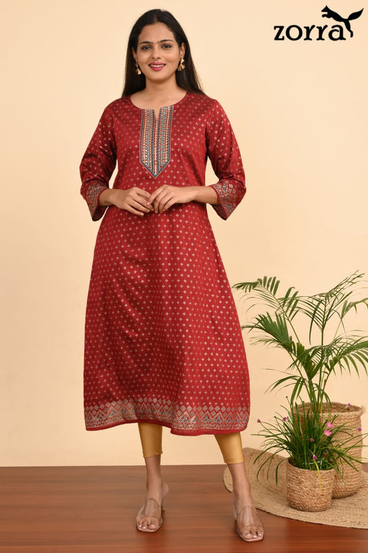 Festive silk collections (Zorra Aline Anarakali top)