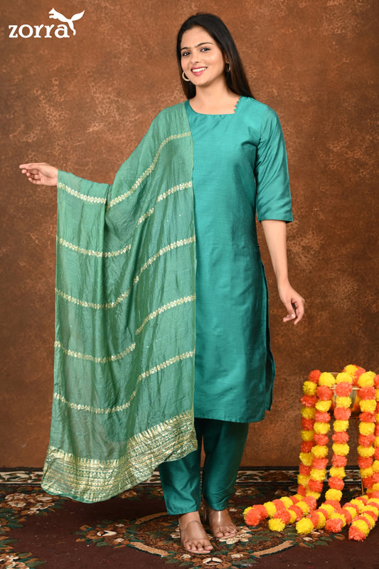 RAW SILK 3PC SILK SETS