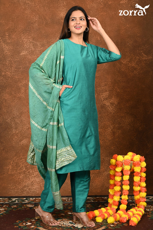 RAW SILK 3PC SILK SETS