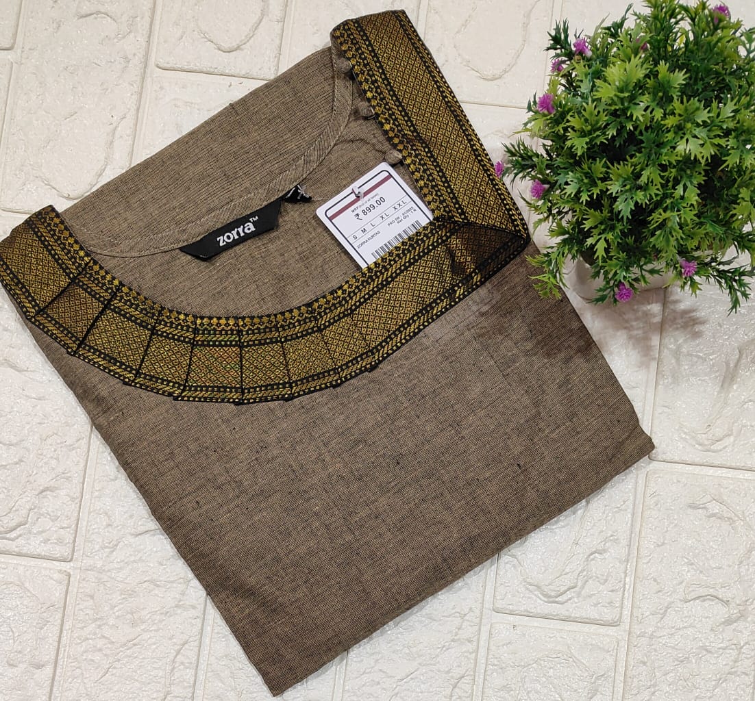 Chettinad Cotton Straight cut Kurti