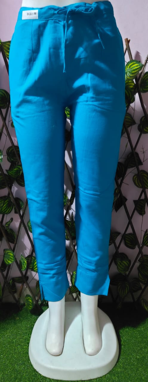 Cotton linen kurti pant