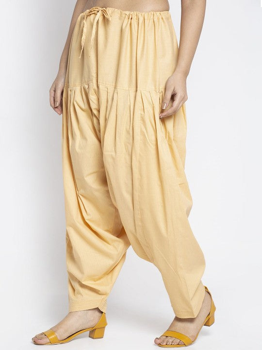 Cotton poplin fabric Patiala Pant