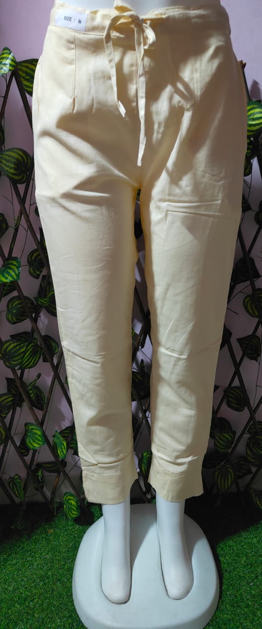 Cotton linen kurti pant