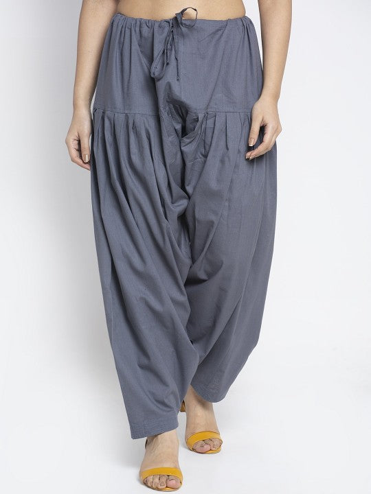 Cotton poplin fabric Patiala Pant