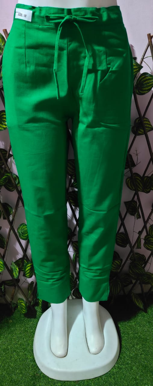 Cotton linen kurti pant