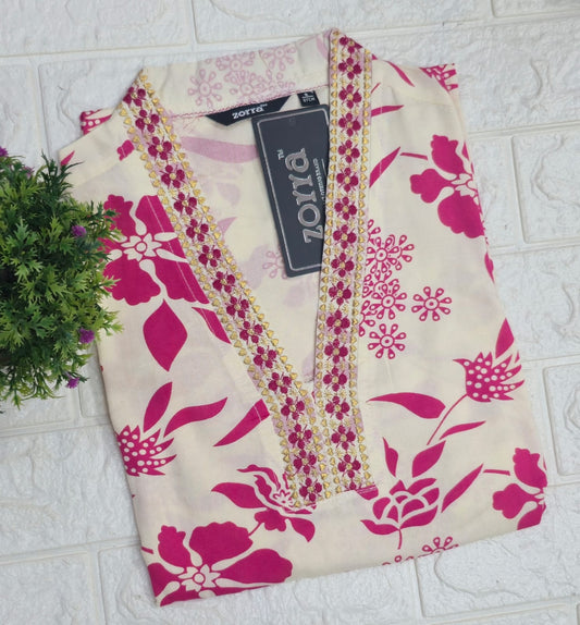Zorra Embroidered Kurtis