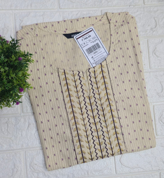 Zorra Embroidered Kurtis