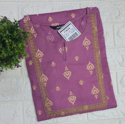 Zorra Embroidered Kurtis