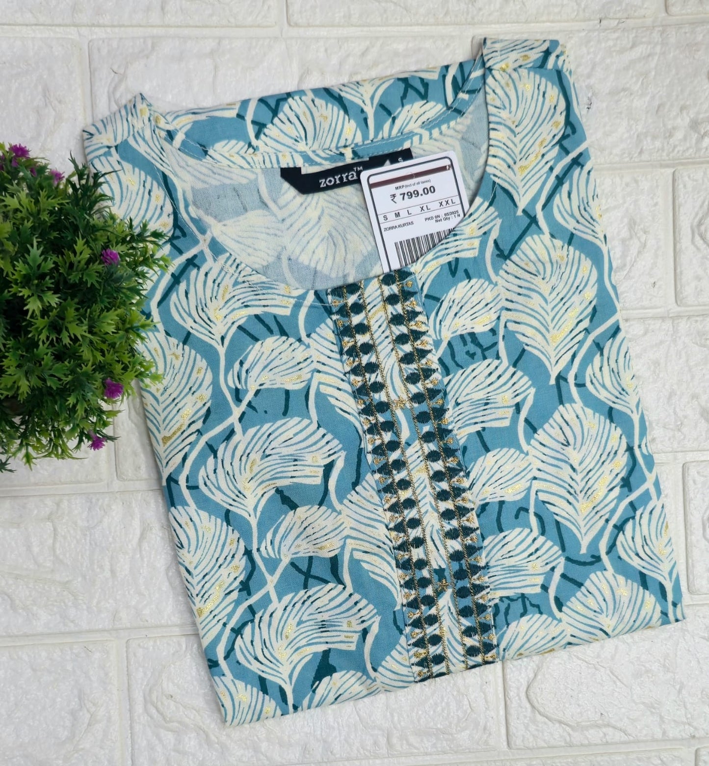 Zorra Embroidered Kurtis