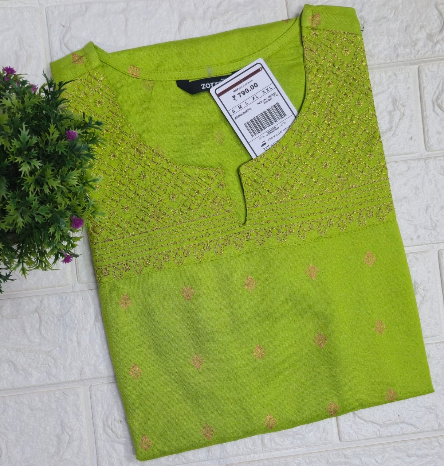 Zorra Embroidered Kurtis