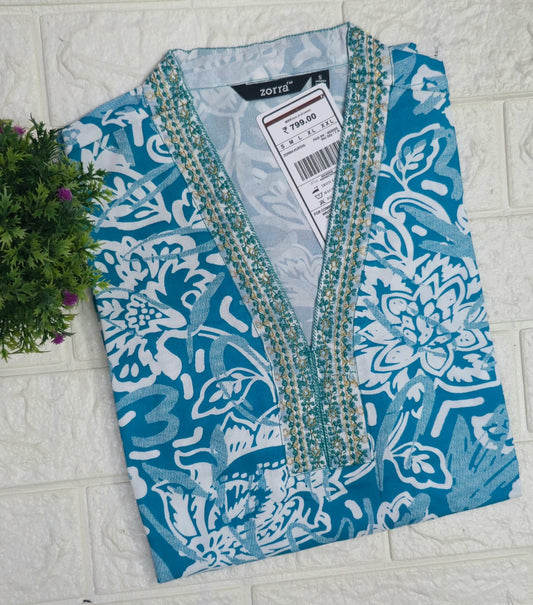 Zorra Embroidered Kurtis