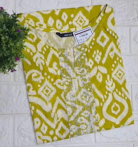 Zorra Embroidered Kurtis