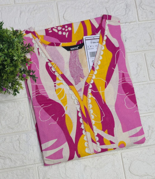Zorra Embroidered Kurtis