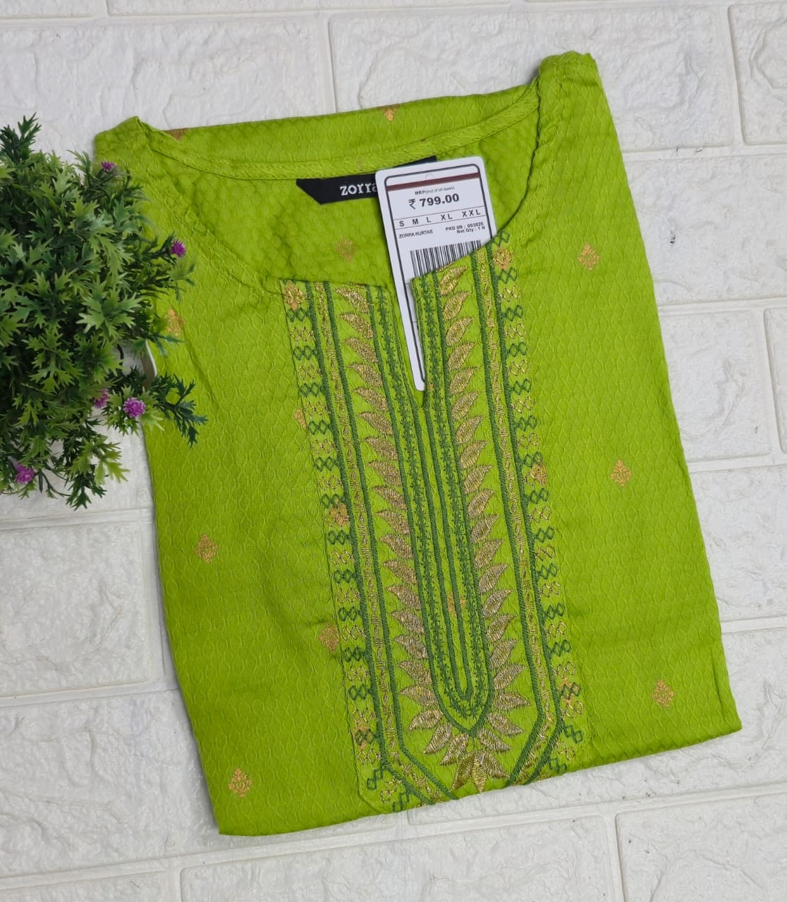 Zorra Embroidered Kurtis