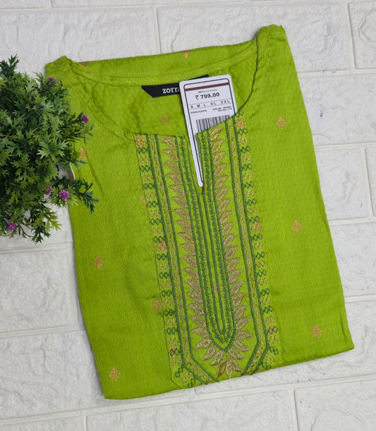 Zorra Embroidered Kurtis