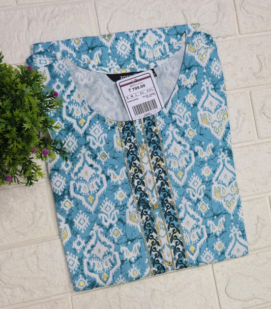 Zorra Embroidered Kurtis