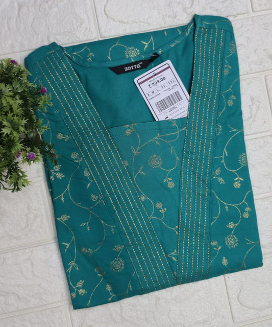 Zorra Embroidered Kurtis