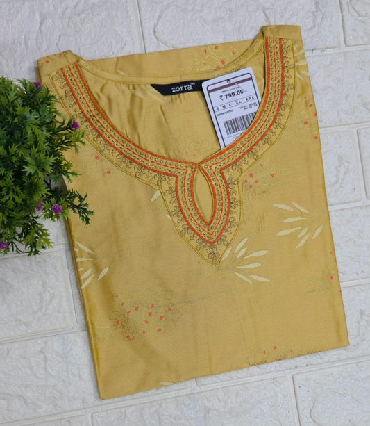 Zorra Embroidered Kurtis