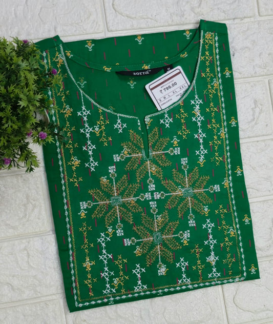 Zorra Embroidered Kurtis