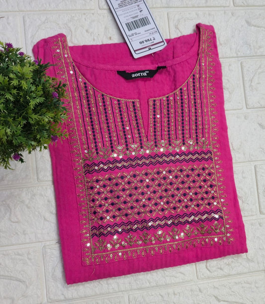 Zorra Embroidered Kurtis