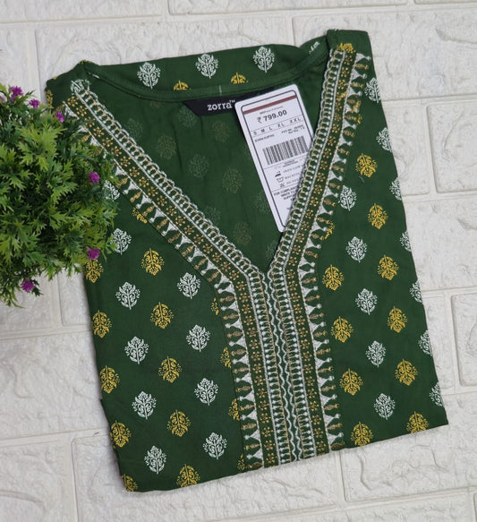 Zorra Embroidered Kurtis