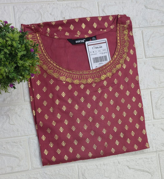 Zorra Embroidered Kurtis