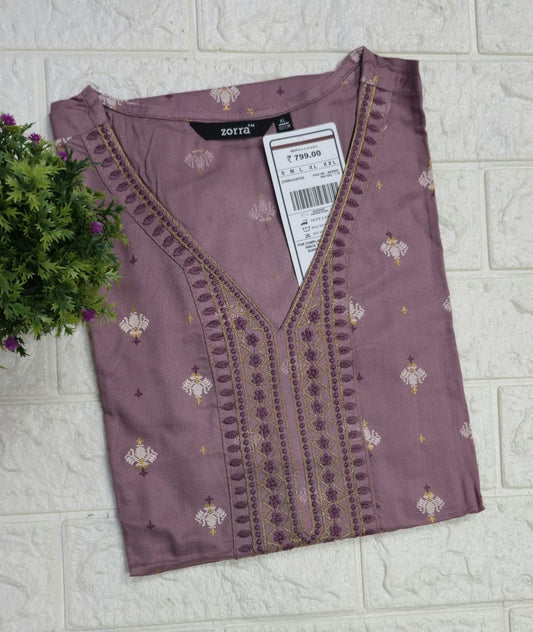 Zorra Embroidered Kurtis