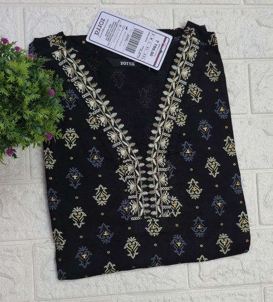 Zorra Embroidered Kurtis