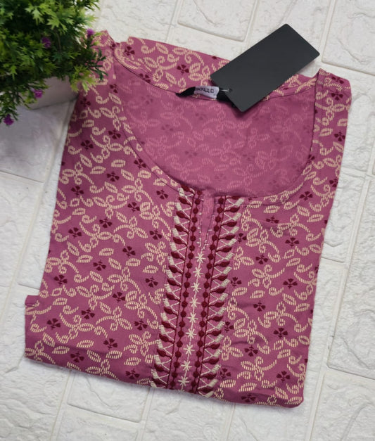 Zorra Embroidered Kurtis (3xl, 4xl & 5xl sizes)