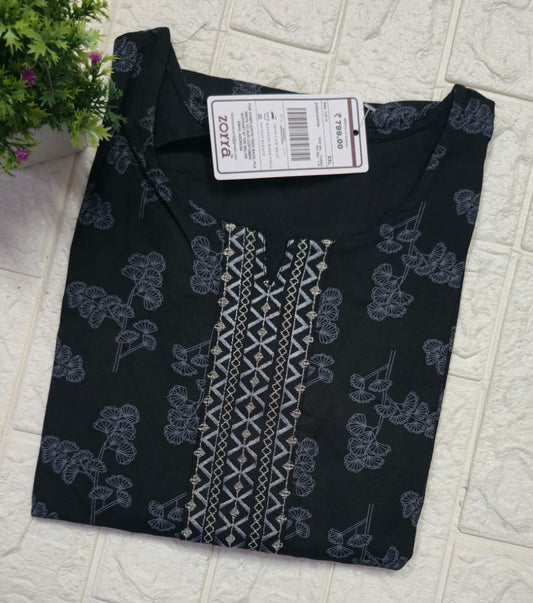 Zorra Embroidered Kurtis (3xl, 4xl & 5xl sizes)