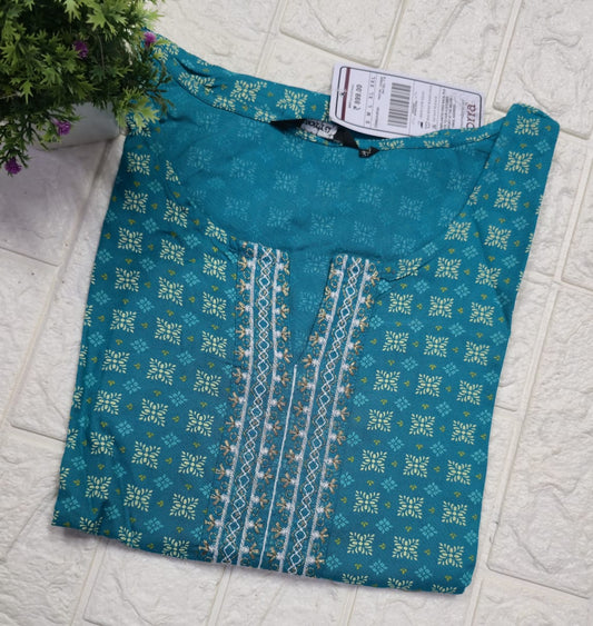 Zorra Embroidered Kurtis (3xl, 4xl & 5xl sizes)