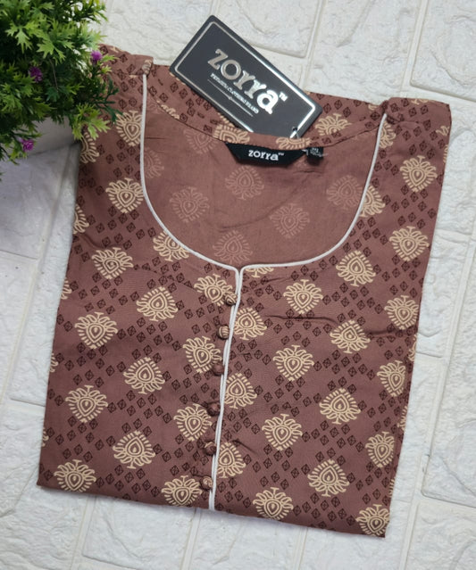 Zorra Embroidered Kurtis (3xl, 4xl & 5xl sizes)
