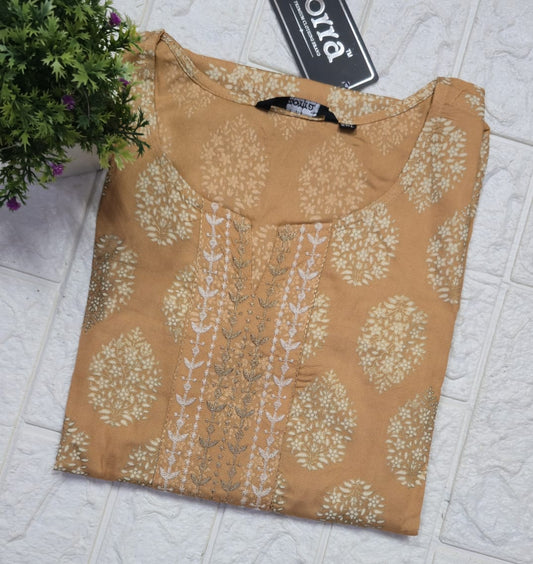Zorra Embroidered Kurtis (3xl, 4xl & 5xl sizes)