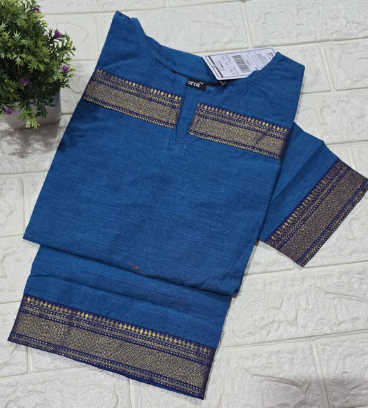 Chettinad Cotton Straight cut Kurti