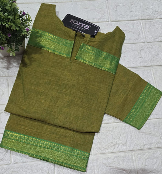 Chettinad Cotton Straight cut Kurti