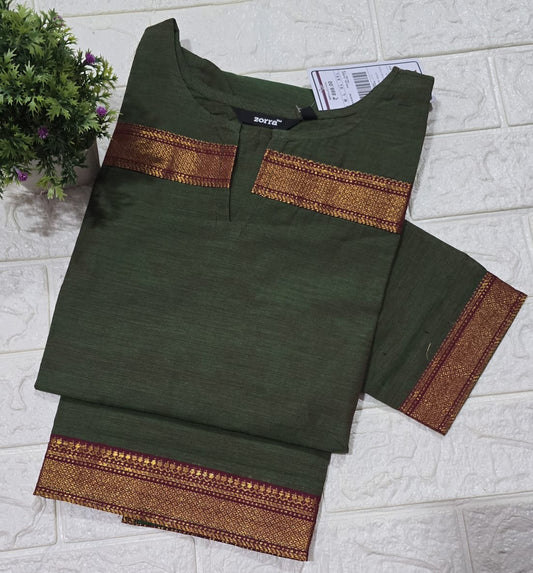 Chettinad Cotton Straight cut Kurti