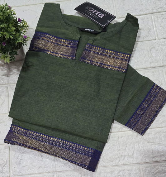 Chettinad Cotton Straight cut Kurti