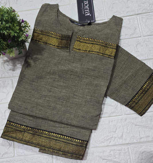 Chettinad Cotton Straight cut Kurti