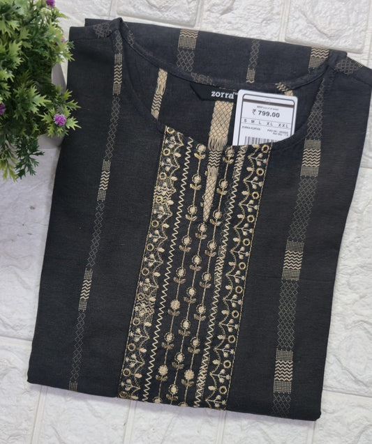 Zorra Embroidered Kurtis