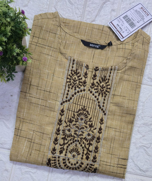 Zorra Embroidered Kurtis