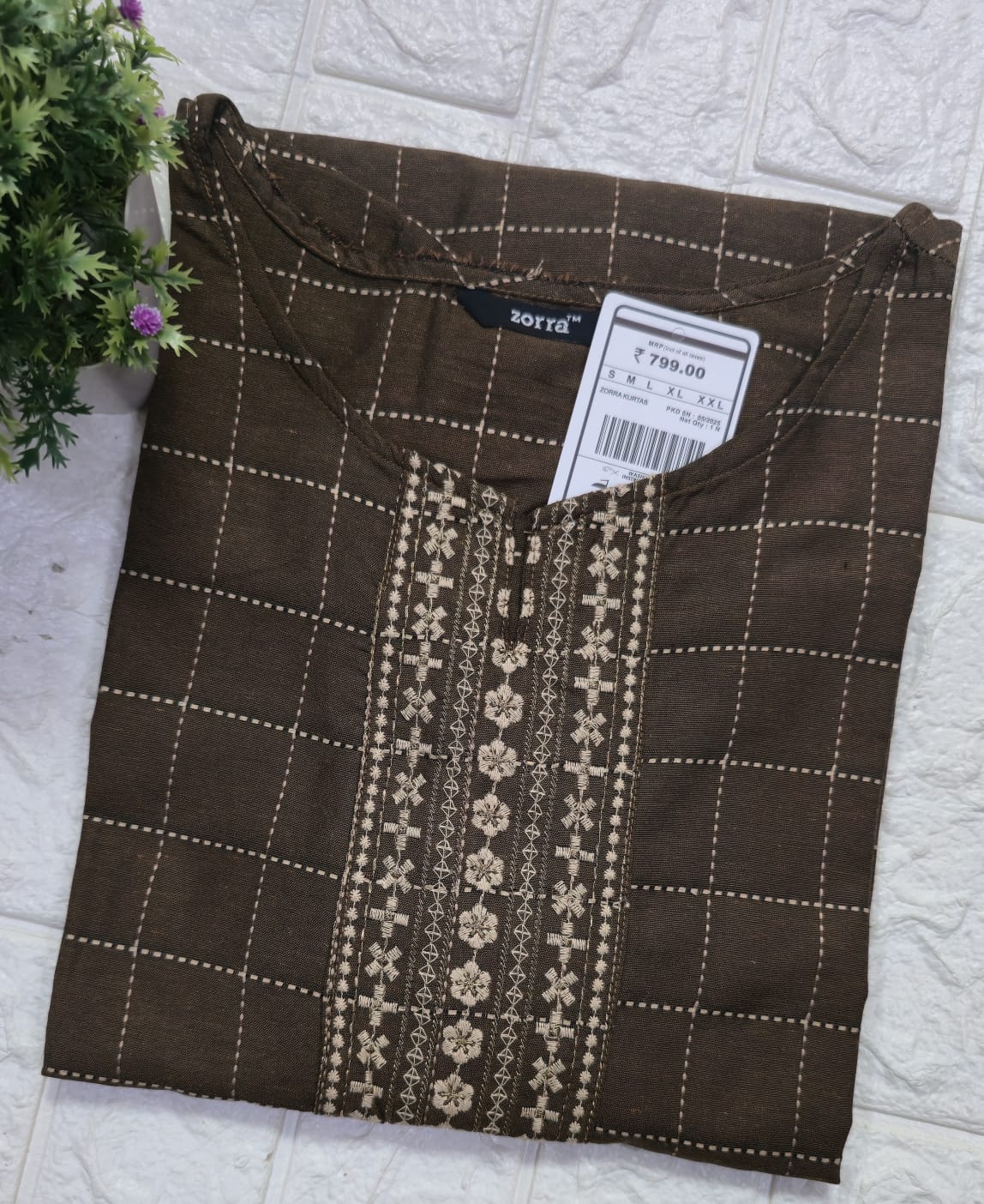 Zorra Embroidered Kurtis
