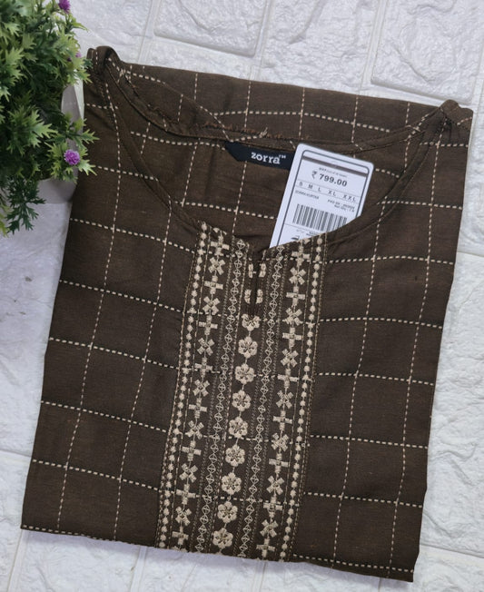 Zorra Embroidered Kurtis