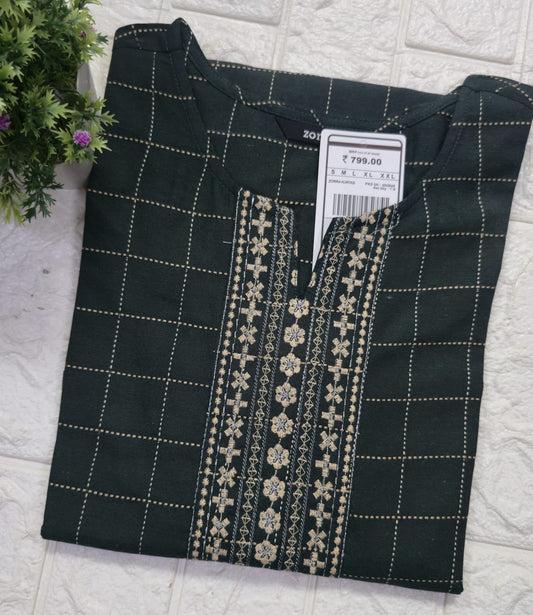 Zorra Embroidered Kurtis