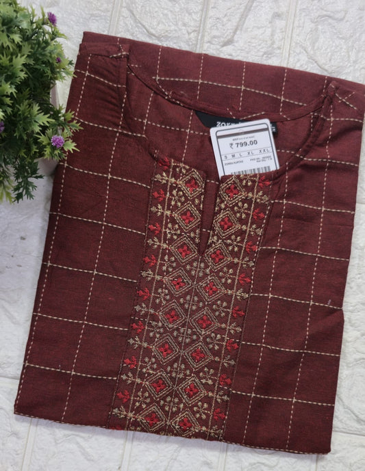 Zorra Embroidered Kurtis