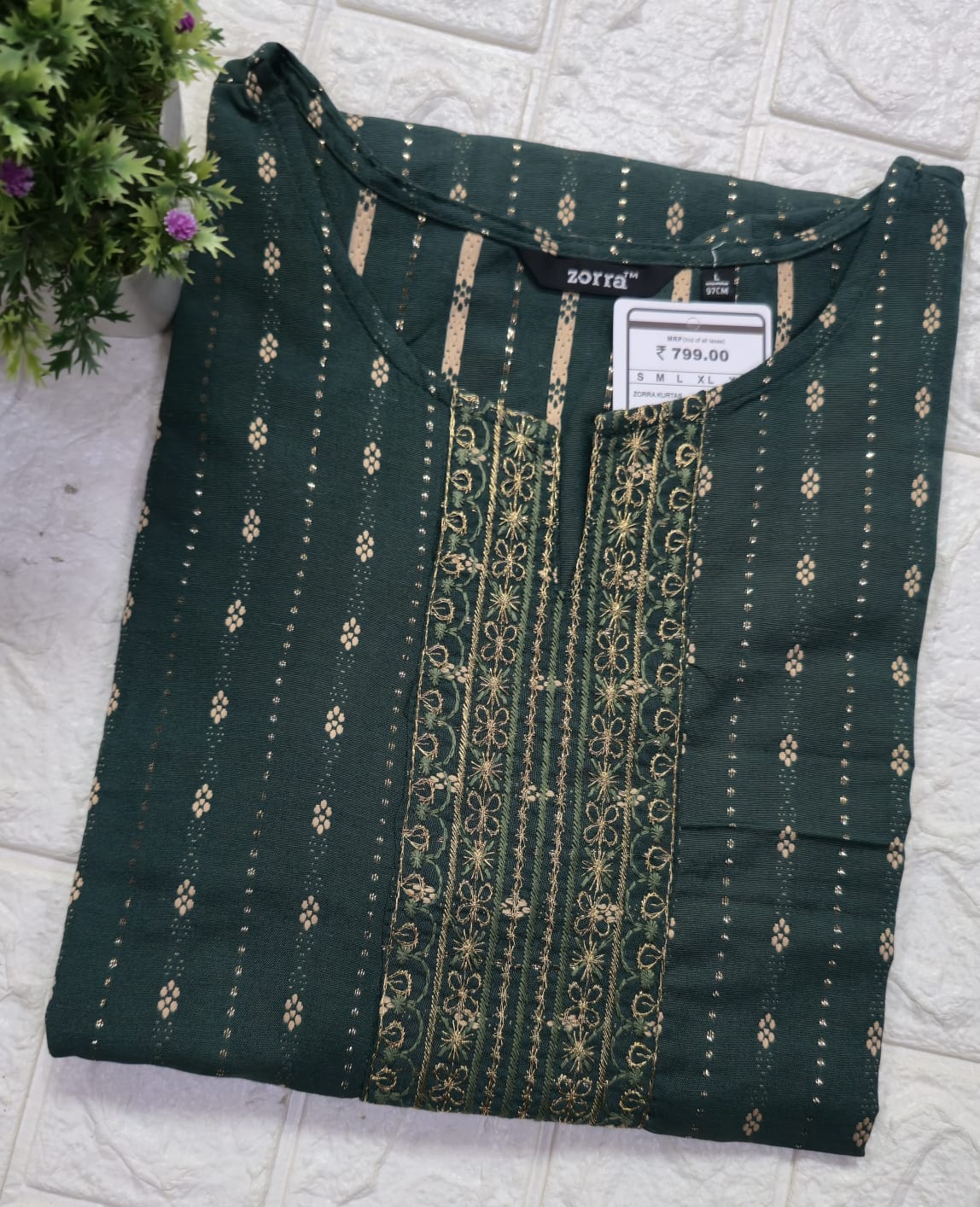Zorra Embroidered Kurtis