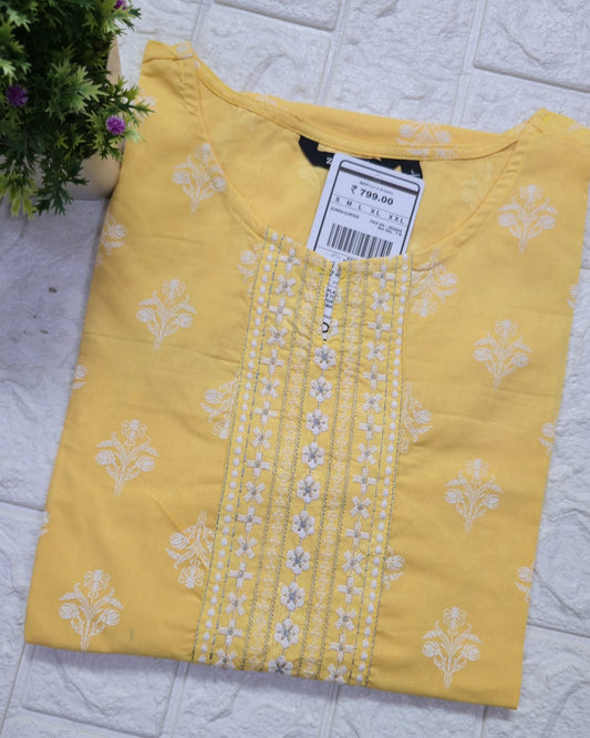 Zorra Embroidered Kurtis