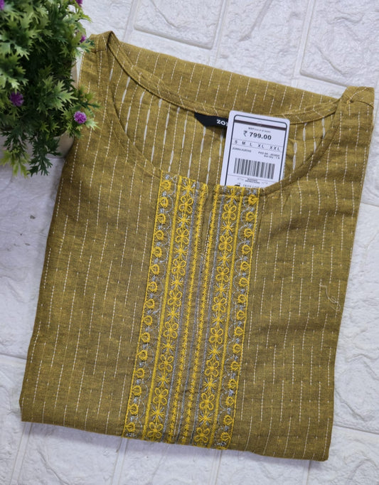 Zorra Embroidered Kurtis